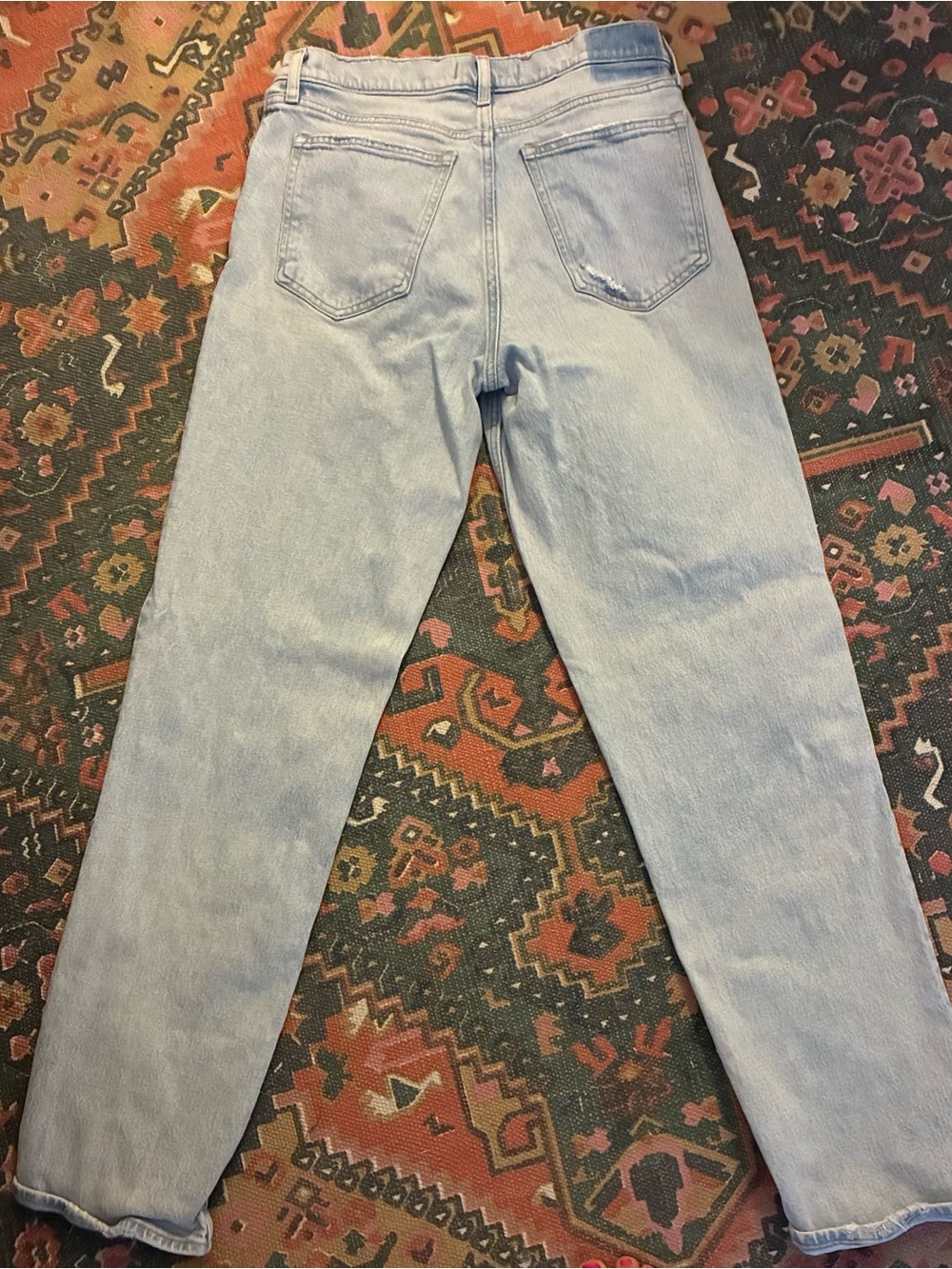 Abercrombie & Fitch Light Blue Boyfriend Jeans - Picture 4 of 6